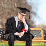college graduate living at home