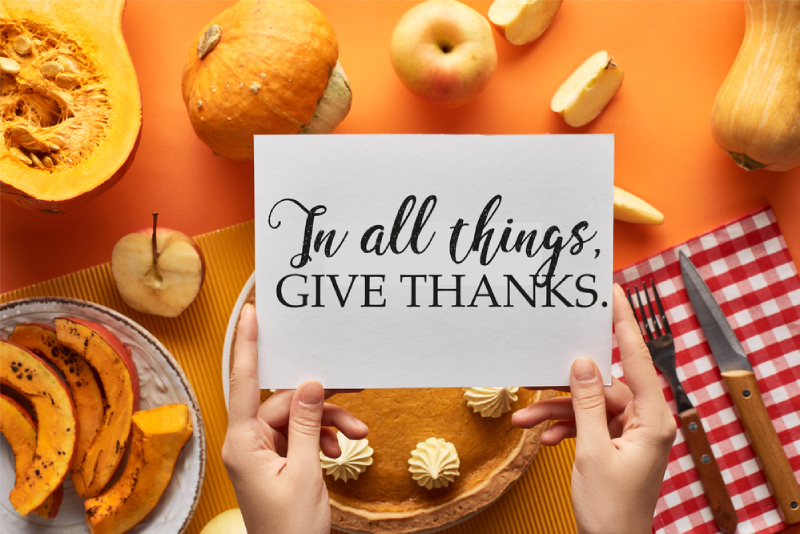 Cultivating Gratitude for Thanksgiving 2020 in Woodlands